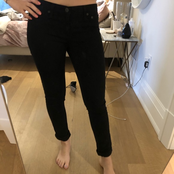 Ag Adriano Goldschmied Denim - AG low rise black jeans
